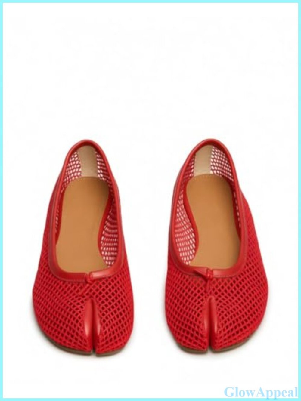 MissHeel Women's Tabi Split Toe Mesh Flats Comfortable Breathable